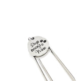 Dog Owner Gift, Dogs Books Wine Bookmark, Dog Lover Gift, Book Lover Gift, Wine Lover Gift, Reader Gift, My Favorite Things Bookmark