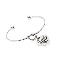 Memorial Gift, I Have An Angel In Heaven I Call Him Abu Bracelet, Loss Of Grandfather, Charm Bracelet, Gift For Her, Sympathy Gift