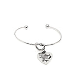 Memorial Gift, I Have An Angel In Heaven I Call Him Papi Bracelet, Loss Of Dad, Charm Bracelet, Gift For Her, Sympathy Gift