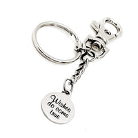 Encouragement Gift, Wishes Do Come True Keychain, Charm Keychain, Clip On Keychain, Wife Gift, Daughter Gift, Granddaughter Gift