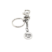 Encouragement Gift, Wishes Do Come True Keychain, Charm Keychain, Clip On Keychain, Wife Gift, Daughter Gift, Granddaughter Gift