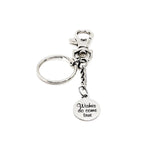 Encouragement Gift, Wishes Do Come True Keychain, Charm Keychain, Clip On Keychain, Wife Gift, Daughter Gift, Granddaughter Gift