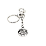 Sympathy Gift, No Rain No Flowers Keychain, Charm Keychain, Clip On Keychain, Tough Times Gift, Better Days Ahead Gift, Daughter Gift