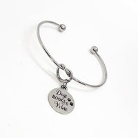 Dog Owner Gift, Dog Books Wine Bracelet, Book Club Gifts, Book Lover Gift, Wine Lover Gift, Dog Lover Gift, Gift For Her, Wife Gift, Friend