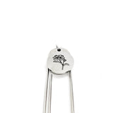 Birth Month Flower Bookmark, April Flower Bookmark, Daisy Bookmark, Charm Bookmark, April Birthday Gift, Reader Gift, Daisy Charm Bookmark