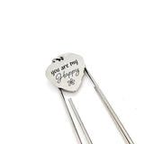 Love Gift, You Are My Happy Bookmark, Wife Bookmark, Daughter Bookmark, Love Bookmark, Charm Bookmark, Paperclip Bookmark, Planner Gift