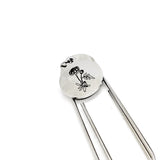 Birth Month Flower Bookmark, October Flower Bookmark, Marigold Bookmark, Charm Bookmark, October Birthday Gift, Reader Gift, Charm Bookmark