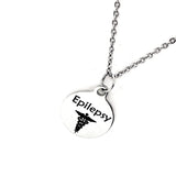 Epilepsy Necklace, Epilepsy Medical, Epilepsy Condition Medical Notification, Medical Condition Necklace