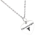 Fibromyalgia Necklace, Fibromyalgia Medical, Fibromyalgia Condition Medical Notification, Medical Condition Necklace