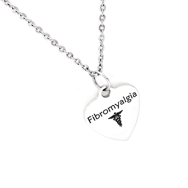 Fibromyalgia Necklace, Fibromyalgia Medical, Fibromyalgia Condition Medical Notification, Medical Condition Necklace