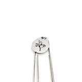 Birth Month Flower Bookmark, April Flower Bookmark,  Sweet Pea Bookmark, Charm Bookmark, April Birthday Gift, Reader Gift, Charm Bookmark