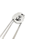 Birth Month Flower Bookmark, February Flower Bookmark,  Violet Bookmark, Charm Bookmark, February Birthday Gift, Reader Gift, Charm Bookmark