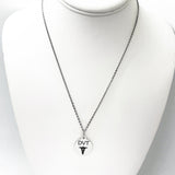 DVT Necklace, Deep Vein Thrombosis Medical ID, DVT Medical Condition Medical Notification, Medical Condition Necklace
