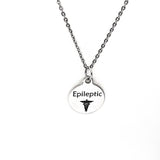 Epileptic Necklace, Epileptic Medical ID, Epileptic Medical Condition Medical Notification, Medical Condition Necklace
