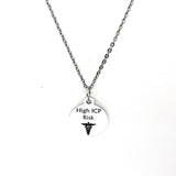 High ICP Necklace, Medical ID, High Intercranial Pressure Medical Condition Medical Notification, Medical Condition Necklace