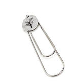 Birth Month Flower Bookmark, May Flower Bookmark, Lily of the Valley Bookmark, Charm Bookmark, May Birthday Gift, Charm Bookmark