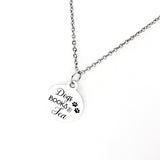 Dog Owner Gift, Dog Books Tea Necklace, Book Lover Gift, Reader Gift, Tea Lover Gift, My Favorite Things Gift