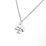Dog Owner Gift, Dog Books Tea Necklace, Book Lover Gift, Reader Gift, Tea Lover Gift, My Favorite Things Gift
