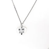 Be The Light Necklace, Motivational Gift, Daughter Gift, Encouraging Gift, Tough Times Gift, Gift For Her, Pendant Necklace