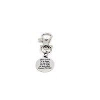 Scripture Gift, Your Word Is A Lamp To My Feet And A Light To My Path Clip On Charm, Psalm 119 105, Scripture Quote, Bible Scripture Charm