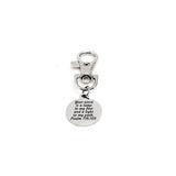 Scripture Gift, Your Word Is A Lamp To My Feet And A Light To My Path Clip On Charm, Psalm 119 105, Scripture Quote, Bible Scripture Charm