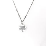 Always Remember I Love You Necklace, Love Dad, Son Gift, Daughter Gift, Stainless Necklace, Gift From Dad, Gift For Her, Wedding Gift