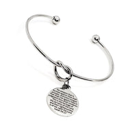 Scripture Bracelet, No Weapon Formed Against Me Bracelet, Isaiah 54 17 Charm, Faith Charm, Scripture Quote, Christian Jewelry Gifts