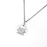 Scripture Gift, Your Word Is A Lamp To My Feet And A Light To My Path Necklace, Psalm 119 105, Christian Gift, Baptism Gift, Gift For Her