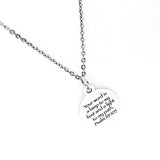 Scripture Gift, Your Word Is A Lamp To My Feet And A Light To My Path Necklace, Psalm 119 105, Christian Gift, Baptism Gift, Gift For Her