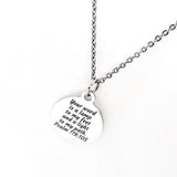 Scripture Gift, Your Word Is A Lamp To My Feet And A Light To My Path Necklace, Psalm 119 105, Christian Gift, Baptism Gift, Gift For Her