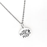Chicken Owner Gift, Not My Coop Not My Poop Necklace, Gift For Her, Minding My Business, Funny Chicken Quotes, Chicken Lady Gifts