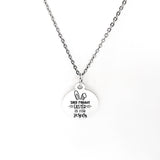 Easter Necklace, Silly Rabbit Easter Is For Jesus Necklace, Easter Jewelry, Easter Basket Gifts, Easter Basket Jewelry, Daughter Gifts