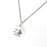Scripture Gift, Love One Another Necklace, John 13 34 Necklace, Faith Gifts, Love One Another Charm, Gift For Her, Christian Jewelry Gift