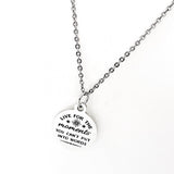 Live For The Moments You Can’t Put Into Words Necklace, Encouragement Gifts, Motivational Gifts, Daughter Gift, Wife Jewelry, Gift For Her