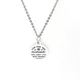 Live For The Moments You Can’t Put Into Words Necklace, Encouragement Gifts, Motivational Gifts, Daughter Gift, Wife Jewelry, Gift For Her