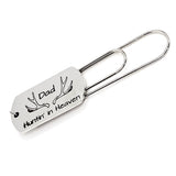 Bookmark Gift, Dad Hunting In Heaven Bookmark, Dad Memorial, Sympathy Gift, Loss Of Dad Gift, Missing Dad, Planner Bookmark, Reader Gift