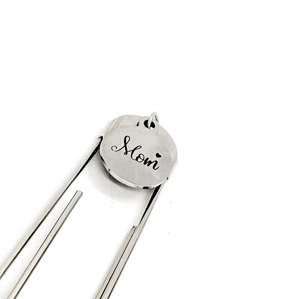 Mom Bookmark, Gift For Mom, Mothers Day Gift, Mom Charm, Charm Bookmark, Planner Gift, Mom Birthday, New Mom Gift, Birth Gifts, Baby Shower