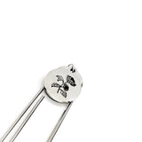 Birth Month Flower Bookmark, November Flower Bookmark, Chrysanthemum Bookmark, Charm Bookmark, Birthday Gift, Reader Gift, Charm Bookmark