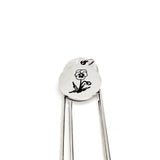 Birth Month Flower Bookmark, February Flower Bookmark,  Violet Bookmark, Charm Bookmark, February Birthday Gift, Reader Gift, Charm Bookmark