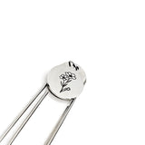 Birth Month Flower Bookmark, February Flower Bookmark, Primrose Bookmark, Charm Bookmark, February Birthday Gift, Charm Bookmark