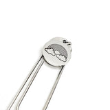 Rainbow Bookmark, Behind The Clouds Bookmark, Charm Bookmark, Loyalty Gift, Friend Gift, Rainbow Lover, Happy Gift, Charm Bookmark