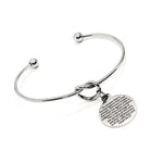 Scripture Bracelet, No Weapon Formed Against Me Bracelet, Isaiah 54 17 Charm, Faith Charm, Scripture Quote, Christian Jewelry Gifts