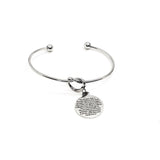 Scripture Bracelet, No Weapon Formed Against Me Bracelet, Isaiah 54 17 Charm, Faith Charm, Scripture Quote, Christian Jewelry Gifts