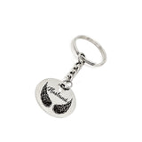 Husband Memorial Gift,  Husband Angel Wings Keychain, Remembering Him, Husband Is My Angel, Husband Memories, Loss Of Husband Keychain