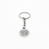 Scripture Gifts, I Can Do All Things Through Him Who Gives Me Strength Keychain, Phil 4 13, Scripture Quote, Bible Verse Gifts
