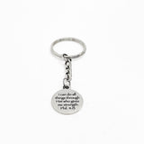 Scripture Gifts, I Can Do All Things Through Him Who Gives Me Strength Keychain, Phil 4 13, Scripture Quote, Bible Verse Gifts