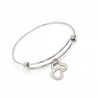 Love Gift, Intertwined Hearts Bracelet, Hearts Jewelry, Love Jewelry, Wife Gift, Wife Jewelry, Our Hearts Together, Daughter Gift