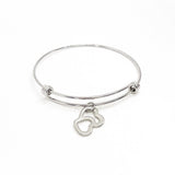 Love Gift, Intertwined Hearts Bracelet, Hearts Jewelry, Love Jewelry, Wife Gift, Wife Jewelry, Our Hearts Together, Daughter Gift