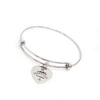 Encouragement Gift, Your Mountain Is Waiting Bracelet, Mountain Moving Faith, Mustard Seed Faith, Charm Bracelet, Stacking Bangle