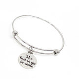 Encouragement Gift, The Best is Yet To Come Bracelet, Motivating Gift, Graduation Gift, Wedding Gift, Charm Bracelet, Stacking Bangle